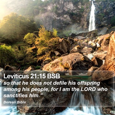 Leviticus 21:15 BSB Bible Verse Image