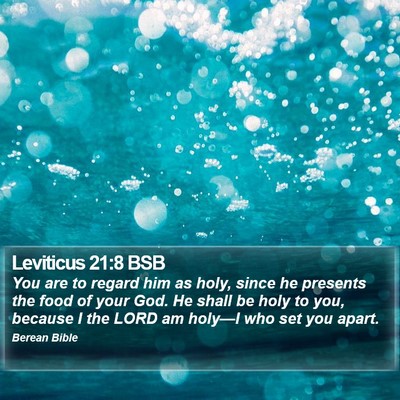 Leviticus 21:8 BSB Bible Verse Image