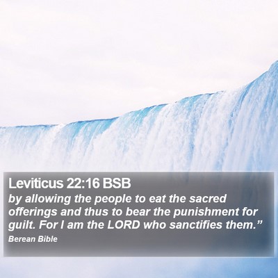 Leviticus 22:16 BSB Bible Verse Image