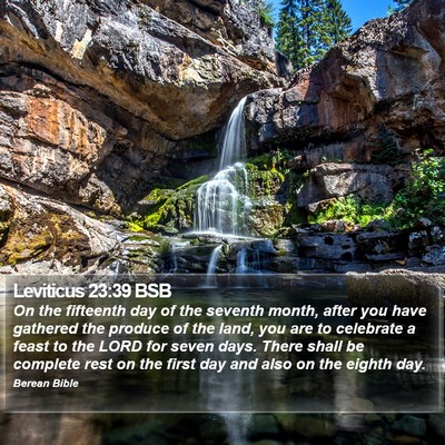 Leviticus 23:39 BSB Bible Verse Image