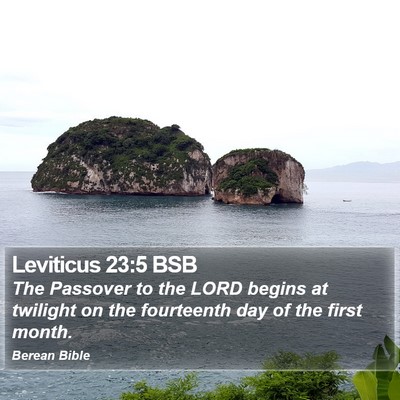 Leviticus 23:5 BSB Bible Verse Image