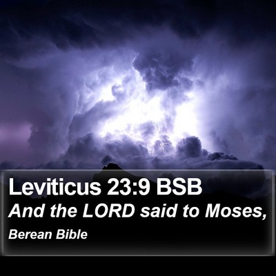 Leviticus 23:9 BSB Bible Verse Image