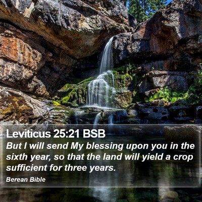 Leviticus 25:21 BSB Bible Verse Image