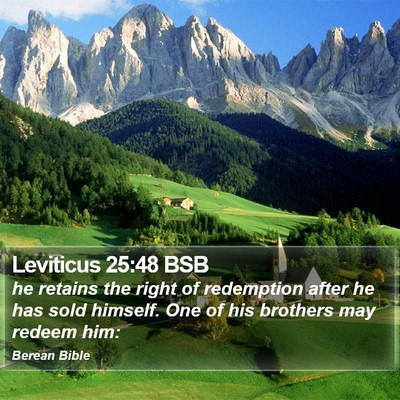 Leviticus 25:48 BSB Bible Verse Image