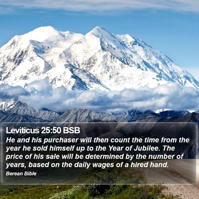 Leviticus 25:50 BSB Bible Verse Image