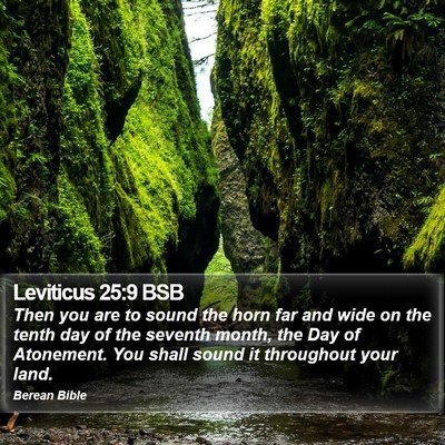 Leviticus 25:9 BSB Bible Verse Image