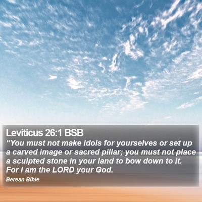 Leviticus 26:1 BSB Bible Verse Image