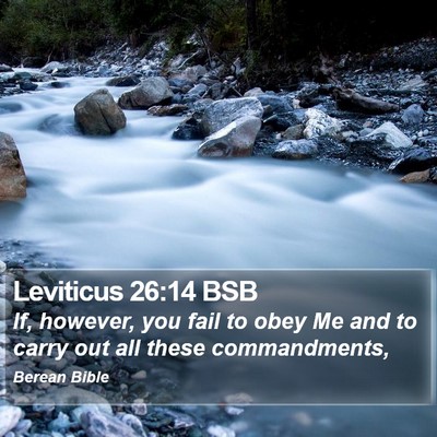 Leviticus 26:14 BSB Bible Verse Image