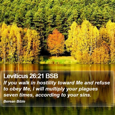 Leviticus 26:21 BSB Bible Verse Image