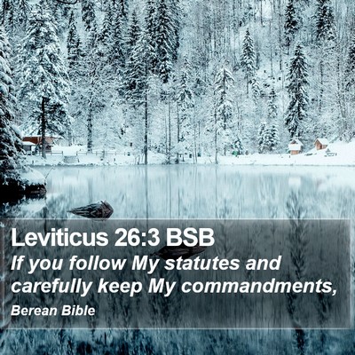Leviticus 26:3 BSB Bible Verse Image