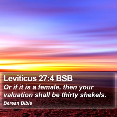 Leviticus 27:4 BSB Bible Verse Image