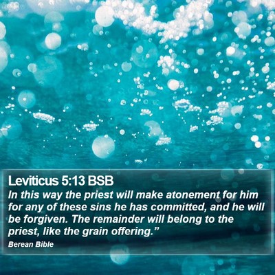 Leviticus 5:13 BSB Bible Verse Image