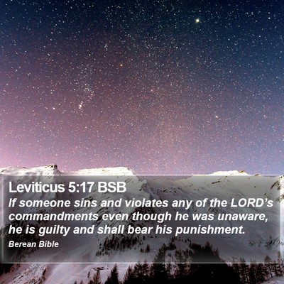 Leviticus 5:17 BSB Bible Verse Image