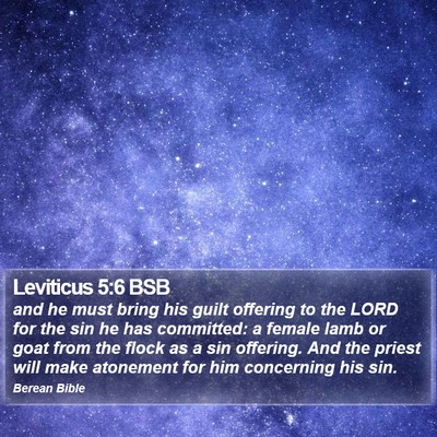 Leviticus 5:6 BSB Bible Verse Image