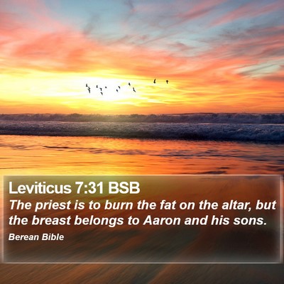 Leviticus 7:31 BSB Bible Verse Image