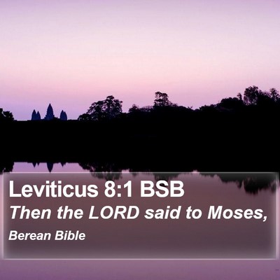 Leviticus 8:1 BSB Bible Verse Image