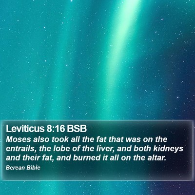 Leviticus 8:16 BSB Bible Verse Image