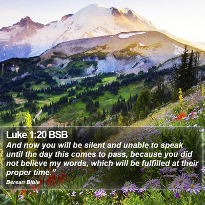 Luke 1:20 BSB Bible Verse Image