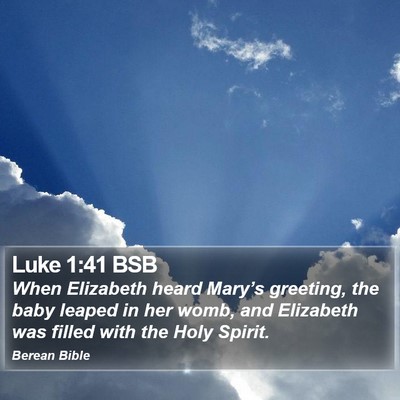 Luke 1:41 BSB Bible Verse Image