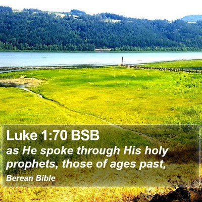 Luke 1:70 BSB Bible Verse Image