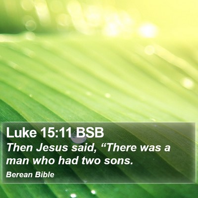 Luke 15:11 BSB Bible Verse Image
