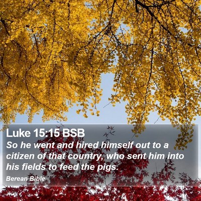Luke 15:15 BSB Bible Verse Image