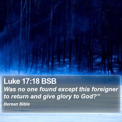 Luke 17:18 BSB Bible Verse Image
