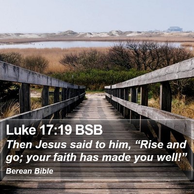 Luke 17:19 BSB Bible Verse Image