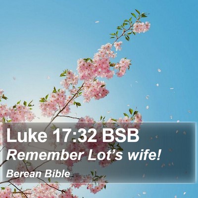 Luke 17:32 BSB Bible Verse Image