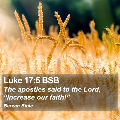 Luke 17:5 BSB Bible Verse Image