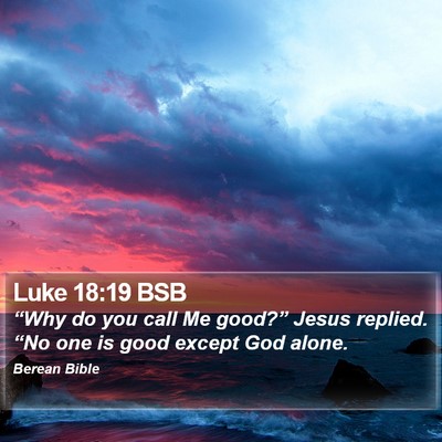 Luke 18:19 BSB Bible Verse Image