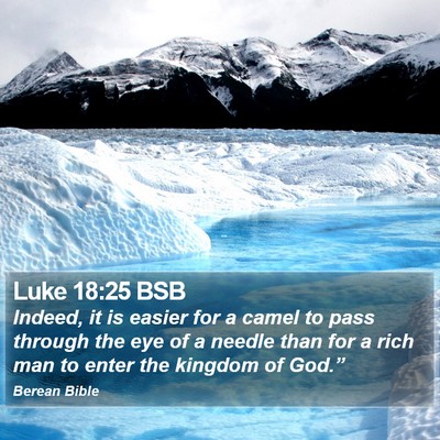 Luke 18:25 BSB Bible Verse Image