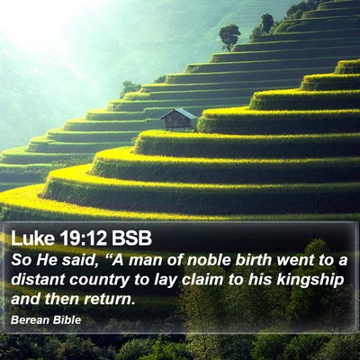 Luke 19:12 BSB Bible Verse Image