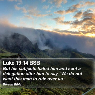 Luke 19:14 BSB Bible Verse Image