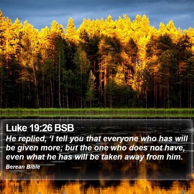 Luke 19:26 BSB Bible Verse Image