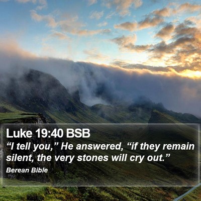 Luke 19:40 BSB Bible Verse Image