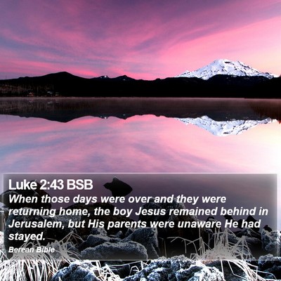 Luke 2:43 BSB Bible Verse Image