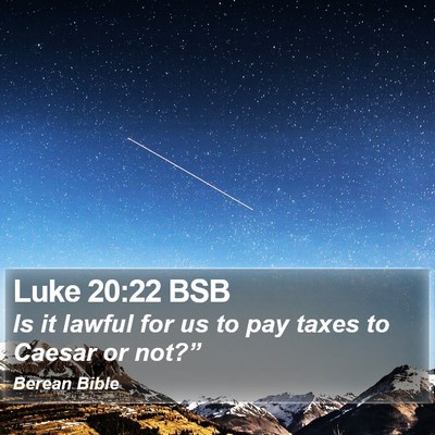 Luke 20:22 BSB Bible Verse Image