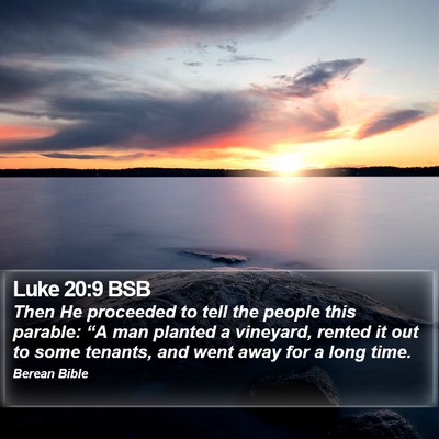 Luke 20:9 BSB Bible Verse Image