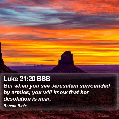 Luke 21:20 BSB Bible Verse Image