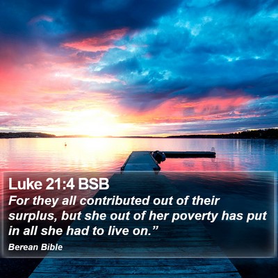 Luke 21:4 BSB Bible Verse Image