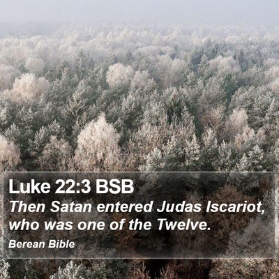 Luke 22:3 BSB Bible Verse Image
