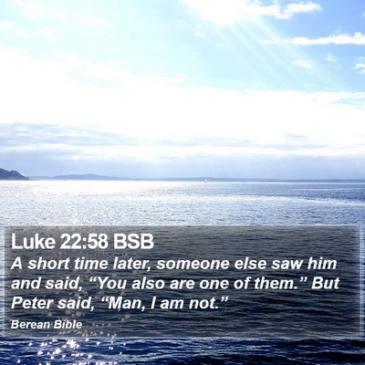 Luke 22:58 BSB Bible Verse Image