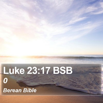 Luke 23:17 BSB Bible Verse Image