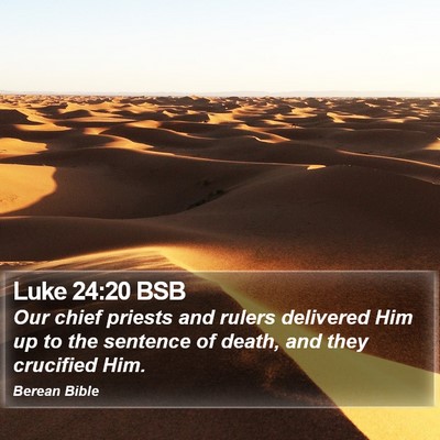Luke 24:20 BSB Bible Verse Image