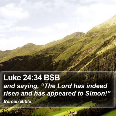 Luke 24:34 BSB Bible Verse Image