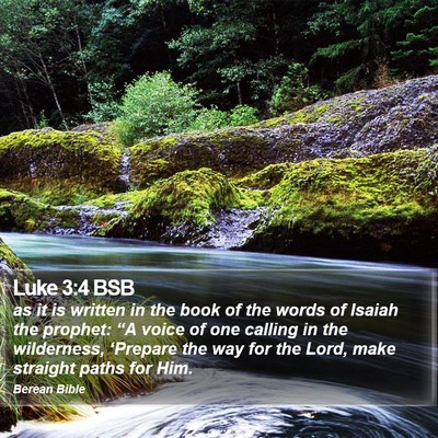 Luke 3:4 BSB Bible Verse Image