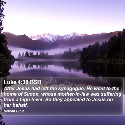 Luke 4:38 BSB Bible Verse Image