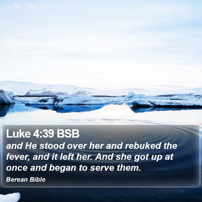 Luke 4:39 BSB Bible Verse Image