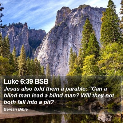 Luke 6:39 BSB Bible Verse Image
